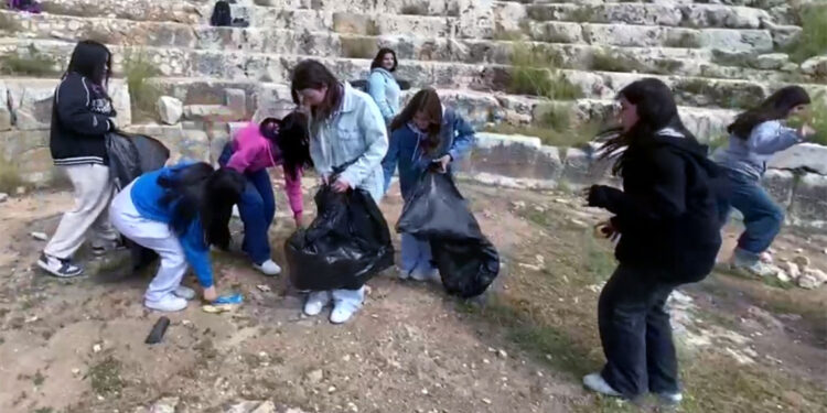 Öğrenciler ören yerlerini keşfedip temizlik yaptı