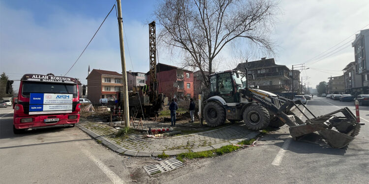 Metan gazı yanan alanda sondaj bitti