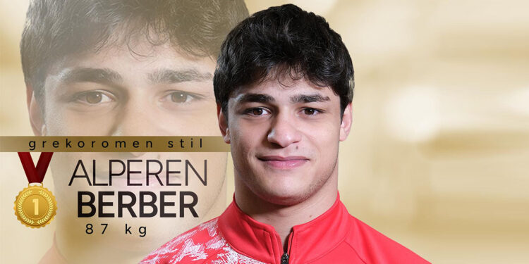 Alperen Berber altın madalya kazandı