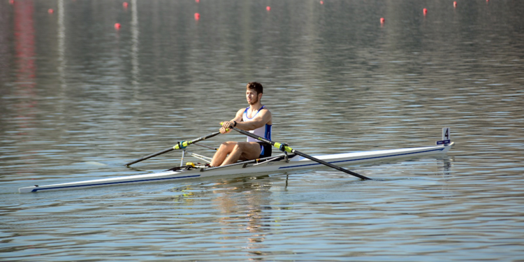 Meriç Nehri'nde Türkiye Büyükler Kürek Şampiyonası başladı