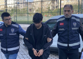 Nişanlısını parkta darbeden şüpheli gözaltında