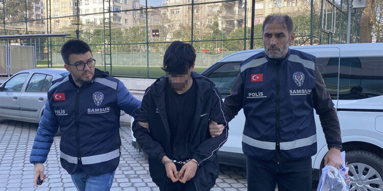 Nişanlısını parkta darbeden şüpheli gözaltında