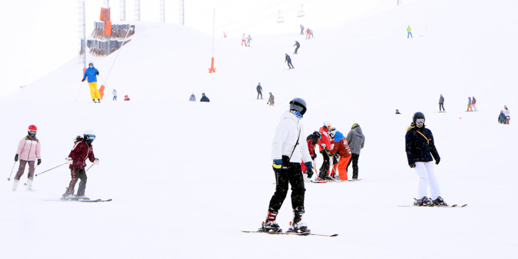Palandöken'de nevruz tatili bereketi