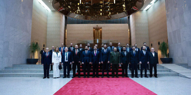 Ahmet Şara başkanlığındaki yeni kabine açıklandı
