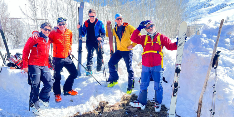 Slovenyalı dağcılar, Cilo Dağı eteklerinde dağ kayağı yaptı
