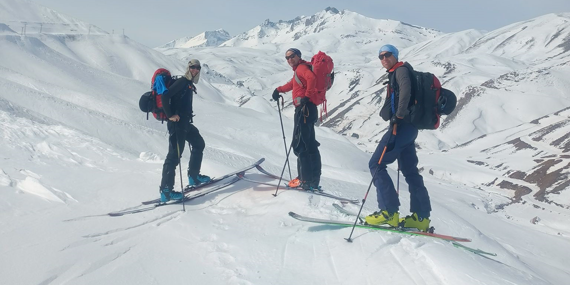 Slovenyalı dağcılar, Cilo Dağı eteklerinde dağ kayağı yaptı