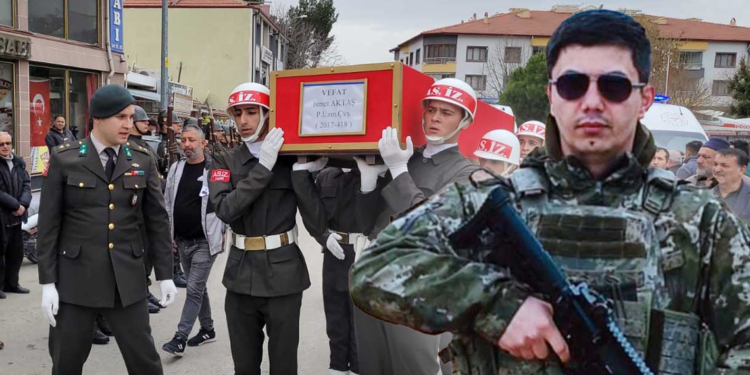 Suriye'de kalp krizinden ölen uzman çavuş toprağa verildi