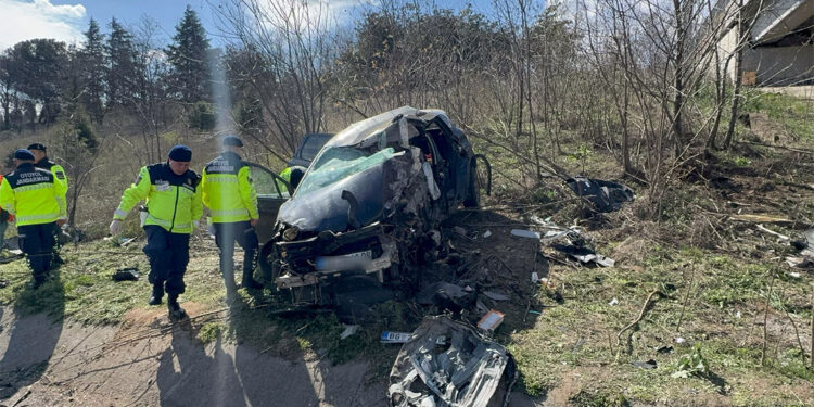 Otomobil, köprü ayağına çarptı; Sırp dansçı öldü