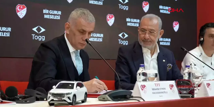 TFF ile TOGG arasında ana sponsorluk anlaşması imzalandı