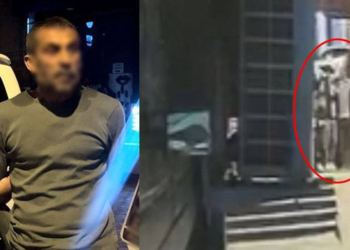 Tartıştığı kadını benzin döküp yakmaya çalıştı