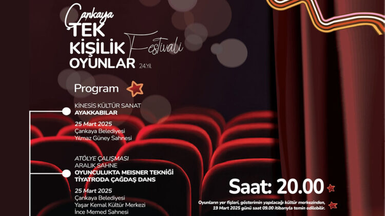 Tek Kişilik Oyunlar Festivali başlıyor