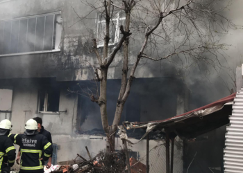 Tekirdağ'da 4 katlı binada doğal gaz kaynaklı patlama: 2 yaralı