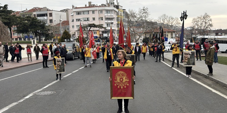 Tekirdağ'dan Çanakkale'ye '57'nci Alay Vefa Yürüyüşü' başladı