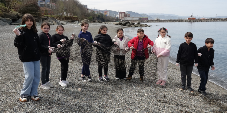 Trabzon’da minikler deniz ekosistemini keşfetti