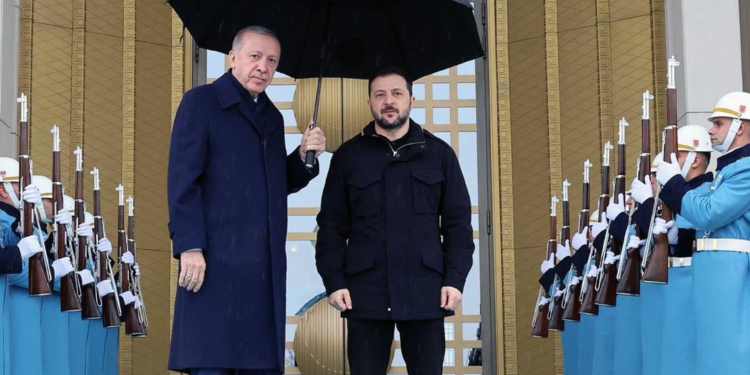 Ukrayna'nın Ankara Büyükelçiliği hesabından Erdoğan paylaşımı