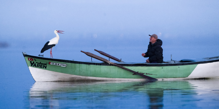Yaren Leylek ile Adem Amca, 14'üncü kez buluştu