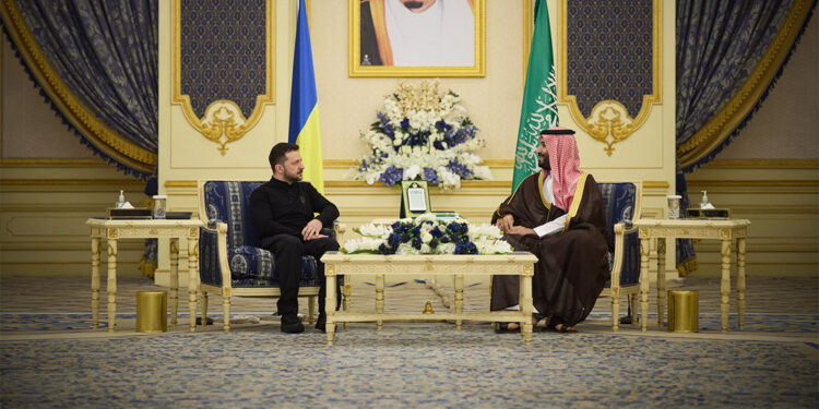 Zelenskiy Suudi Arabistan Veliaht Prensi ile görüştü