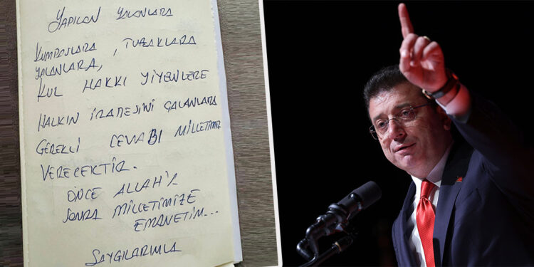 Önce Allah'a sonra milletimize emanetim!