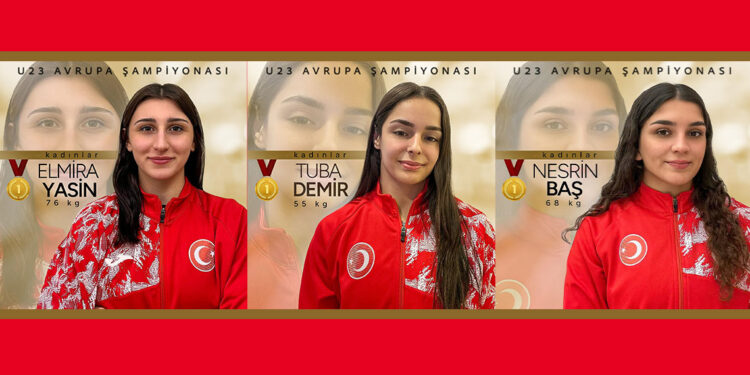 Kadın milli güreşçilerimiz isimlerini altın harflerle yazdırdı