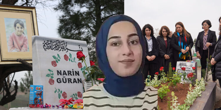 Diyarbakır'da Narin ve Rojin'in mezarlarına ziyaretçi akını