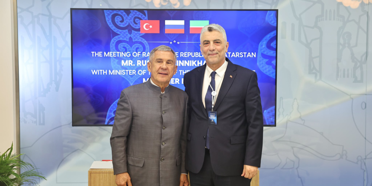 Bakan Bolat, Tataristan Cumhurbaşkanı Minnihanov ile görüştü