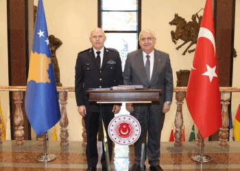Bakan Güler, Kosova Genelkurmay Başkanı Jashari’yi kabul etti