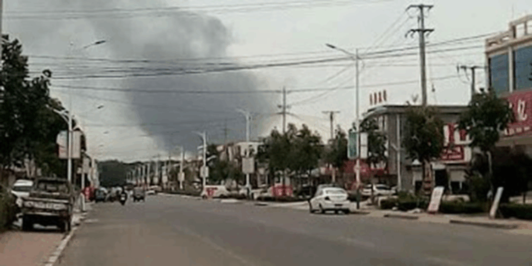 Çin'de patlama: 17 yaralı