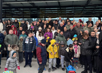 Down sendromlu çocuğun alınmadığı oyun alanı önünde protesto