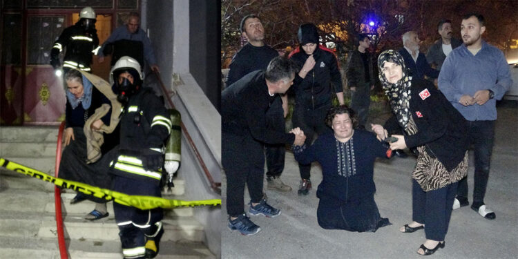 Boşanma davası açan eşine kızıp oturdukları evi ateşe verdi