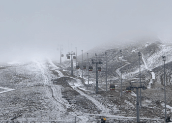 Erciyes'e nisan karı