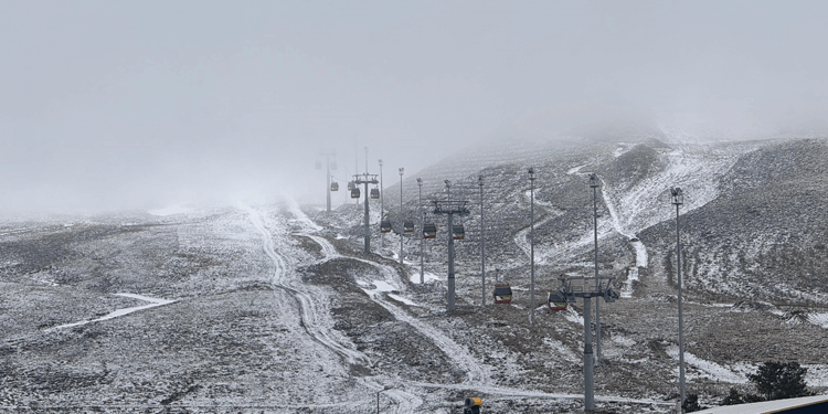 Erciyes'e nisan karı