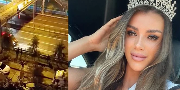 Giresun'da üst geçitten düşen Kosova Avrupa Güzeli hayatını kaybetti