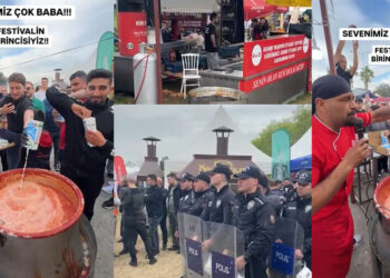 Hijyen kurallarına uymayan fenomen dönercinin standı karnavaldan kaldırıldı