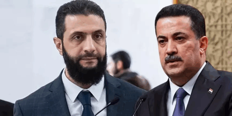 Irak Başbakanı Sudani ve Suriye Cumhurbaşkanı Şara görüştü