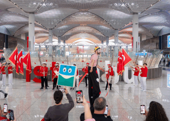 İstanbul Havalimanı'nda 23 Nisan coşkusu