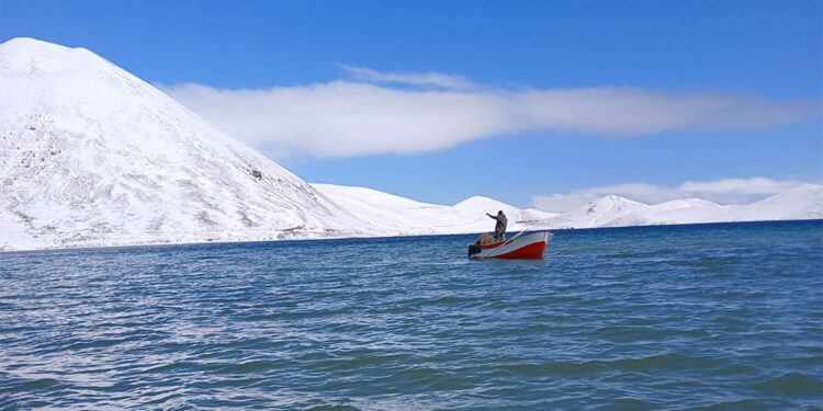 Balık Gölü karların erimesiyle birlikte canlandı