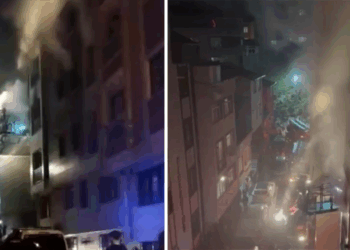 Kağıthane'de prizden çıkan yangın daireyi küle çevirdi