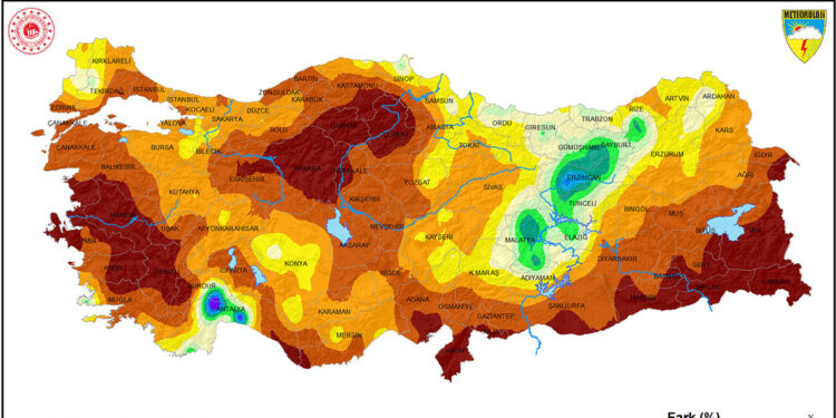 Mart ayı yağışı, 35 yılın en düşük seviyesinde