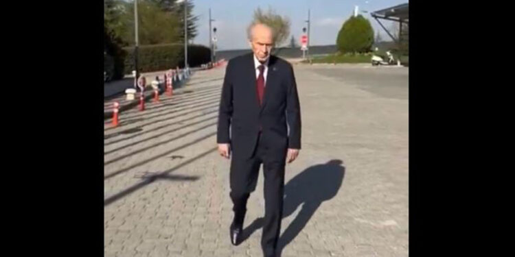 Devlet Bahçeli'ye ait video kaydı paylaşıldı