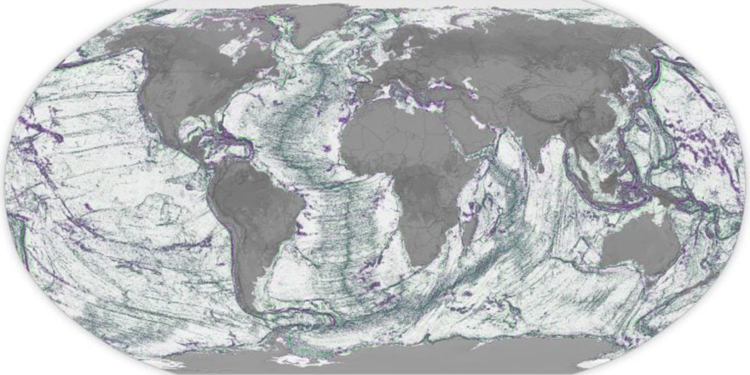 NASA uydusu, okyanus tabanında binlerce gizli dağ keşfetti