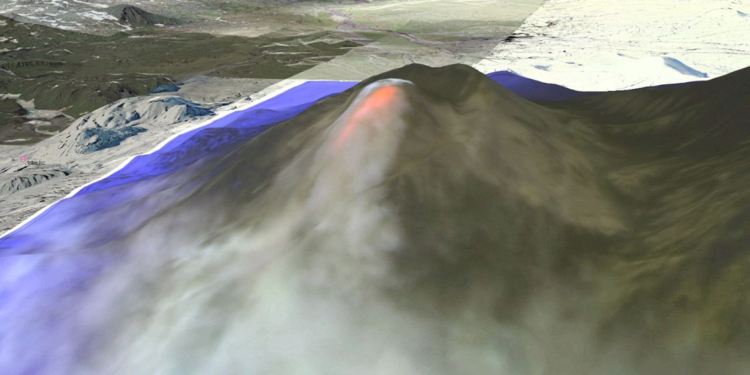 Rusya'daki Bezymianny Yanardağı faaliyete geçti