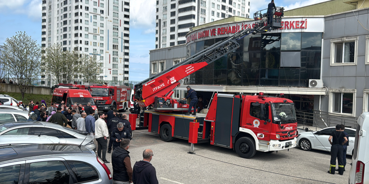 Samsun'da huzurevinde yangın; 85 kişi tahliye edildi