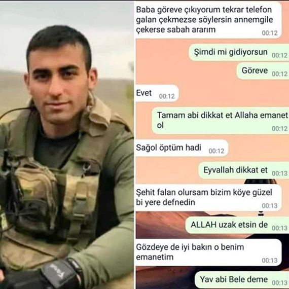 Şehit Uzman Çavuş Nurettin Tokyürek, toprağa verildi