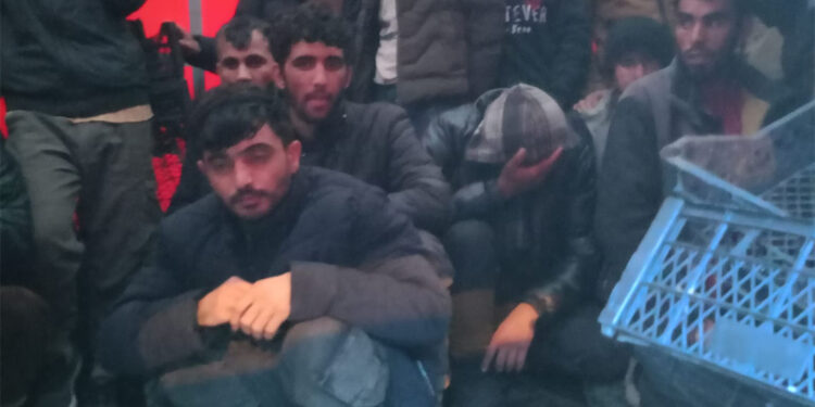 TIR’da Afganistan ve Pakistan uyruklu 46 kaçak göçmen yakalandı