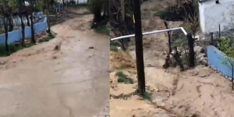 Tokat'ta sağanak yağış sele neden oldu