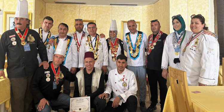 Türk aşçılar Tunus'ta birinci oldu