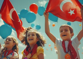 Bugün 23 Nisan hep neşeyle doluyor insan …