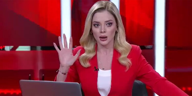 Meltem Bozbeyoğlu depreme canlı yayında yakalandı