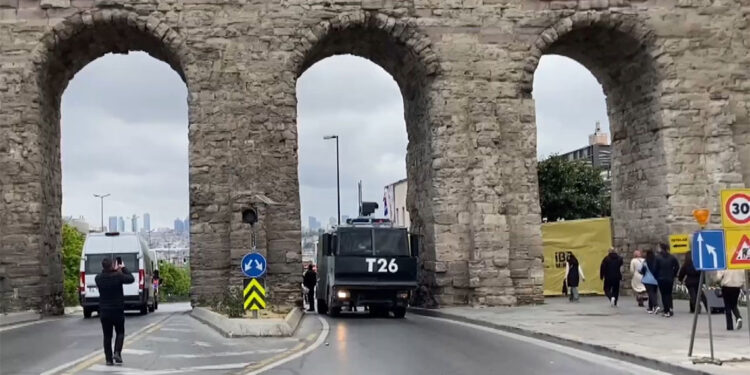 Saraçhane Meydanı'nda 1 Mayıs tedbirleri