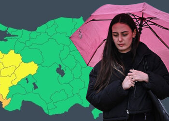 3 ilde turuncu, 7 ilde sarı kodlu fırtına uyarısı